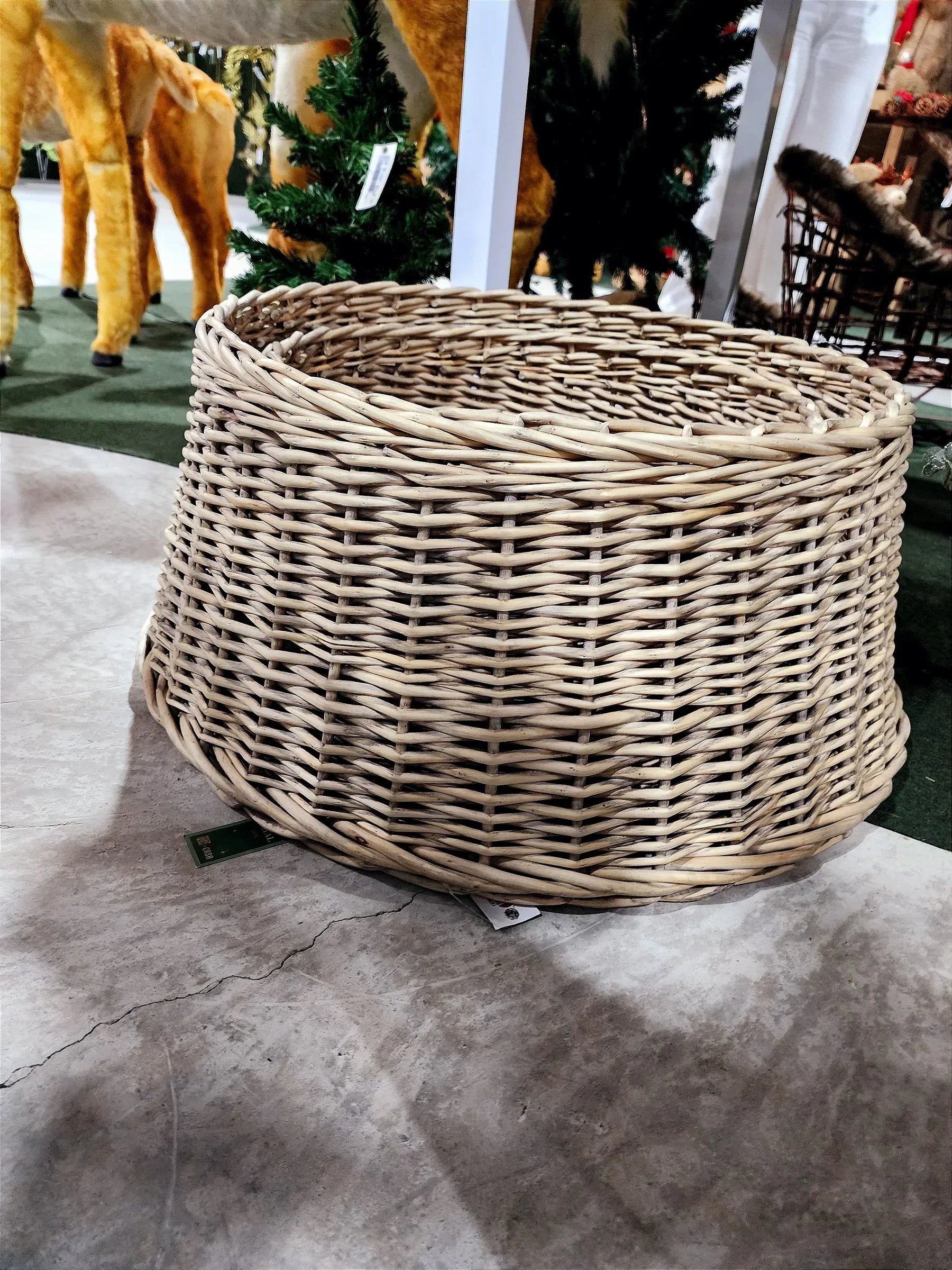 Saia Rígida para Árvore de Natal 68cm • Fibra Natural