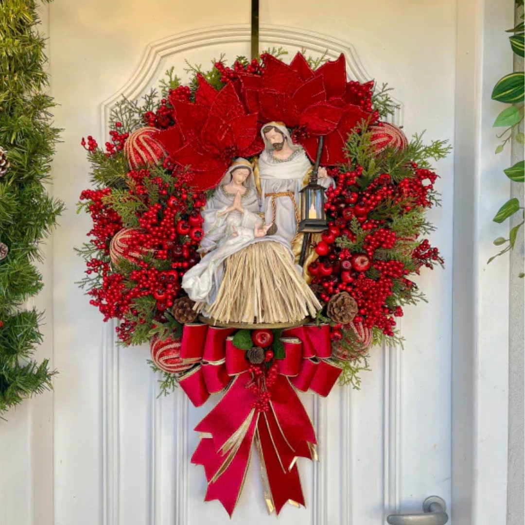 Guirlanda da Sagrada Família com LED – 65cm