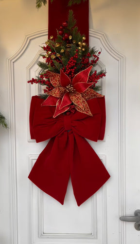 Escapulário Natalino Vermelho com Estrela