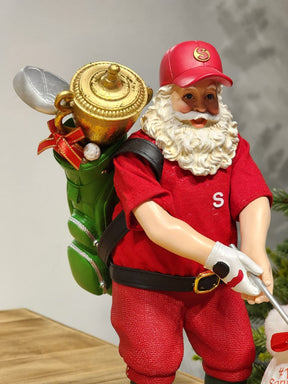 PAPAI NOEL GOLF COLEÇÃO KURT S. ADLER 27CM